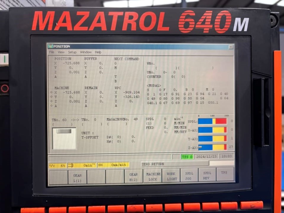 Centro di lavoro verticale cnc Mazak MTV 655/60 in vendita - foto 14