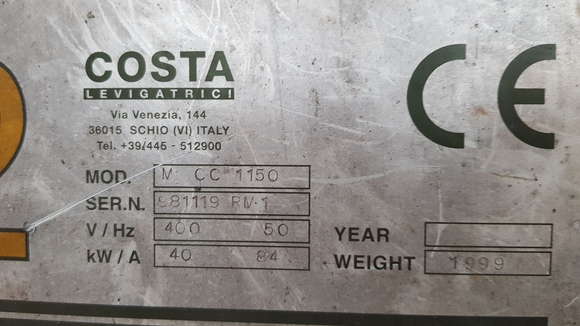 Levigatrice COSTA in vendita - foto 4