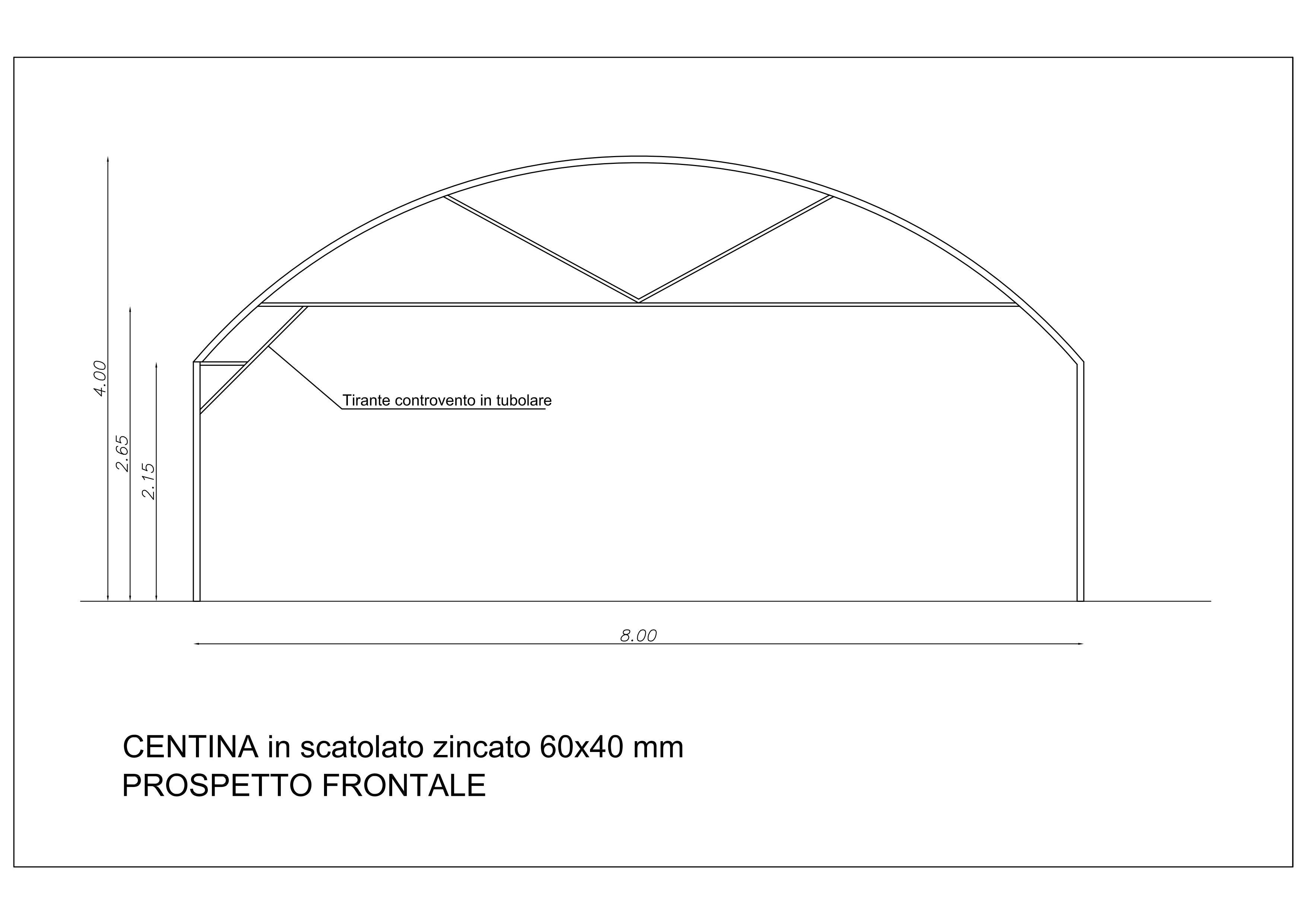 Serre per agricoltura ml 35x8 e ml 25x8  in vendita - foto 3