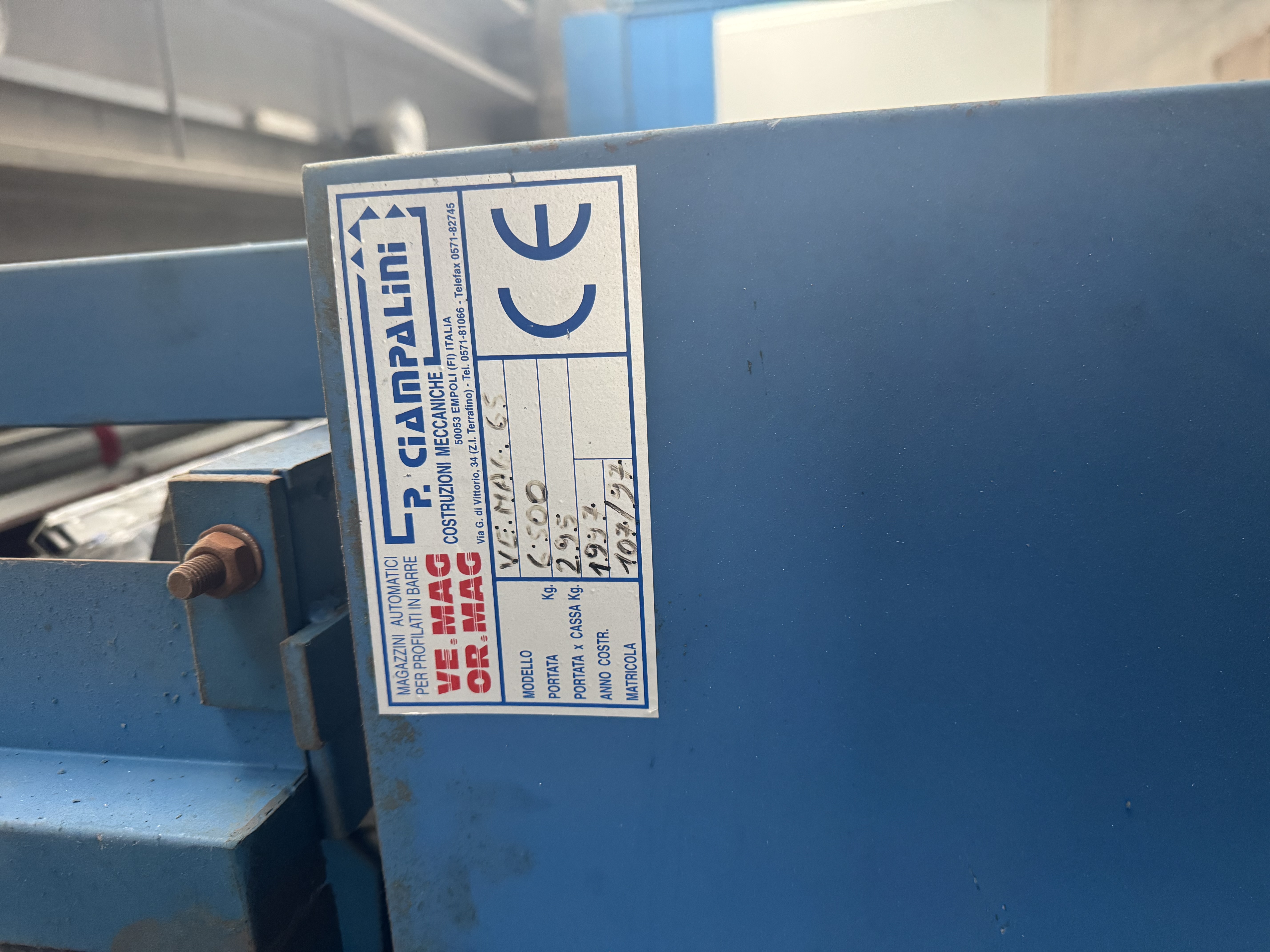 magazzino verticale motorizzato porta barre in vendita - foto 2