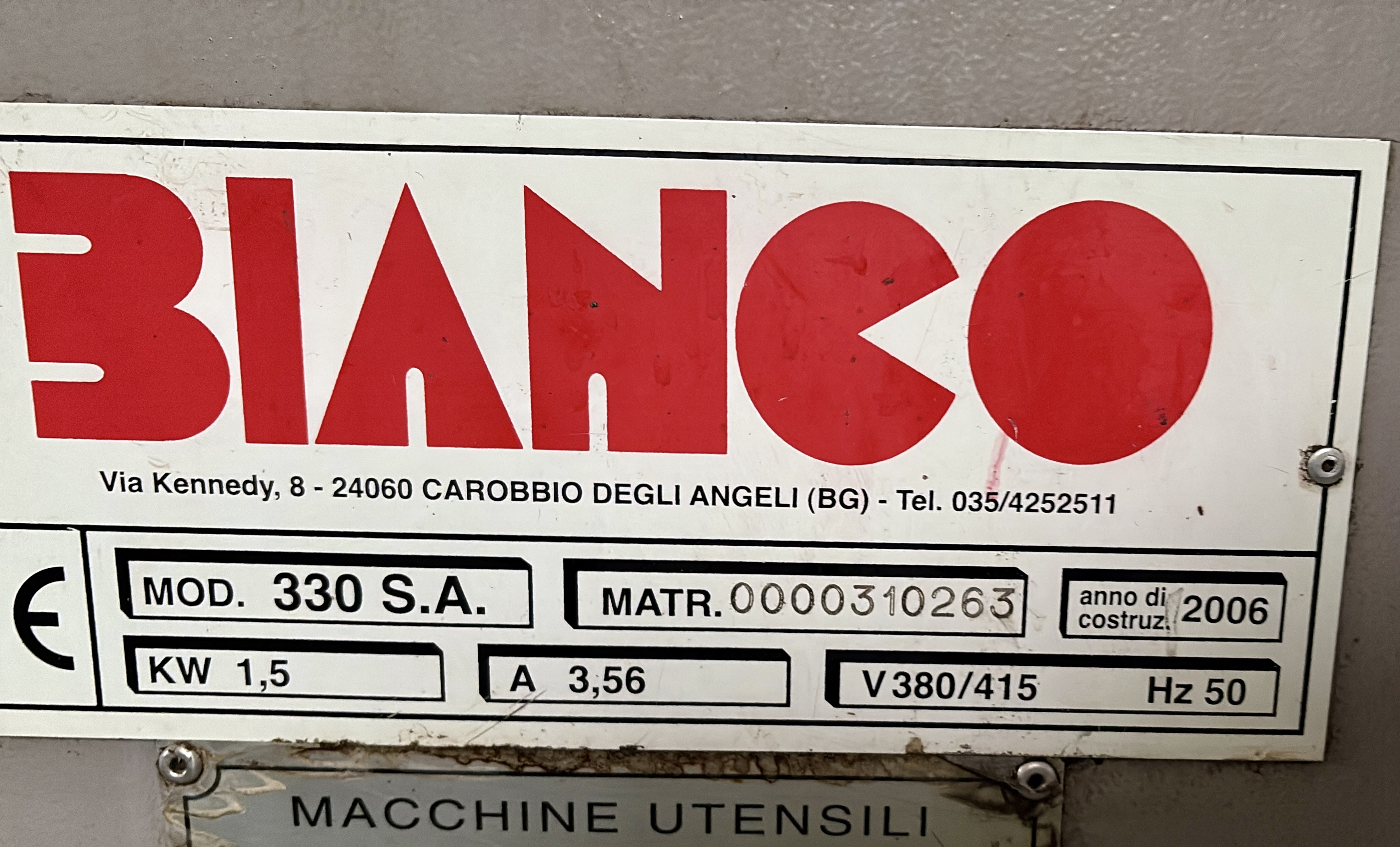 Bianco 330 S.A. in vendita - foto 3