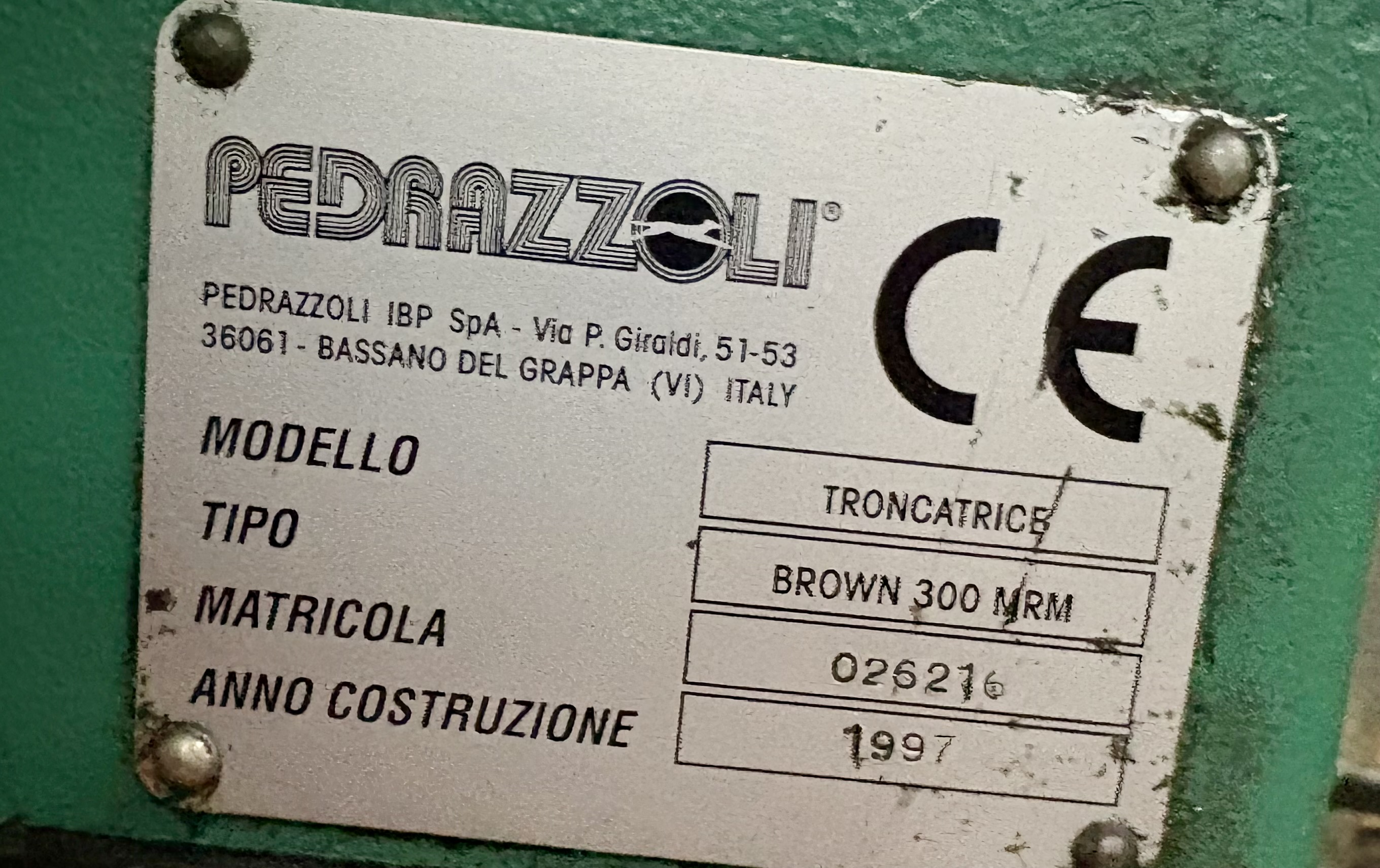 Troncatrice Pedrazzoli Superbrown 300 mrm in vendita - foto 2