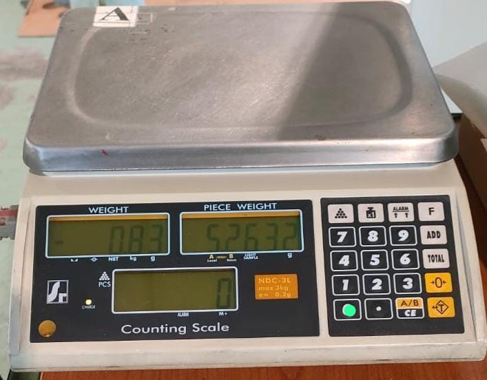 BILANCIA ATHENA CONTAPEZZI NDC - 603K - AL in vendita - foto 2