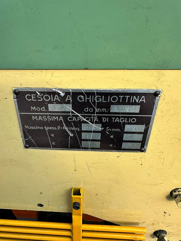 Cesoia a ghigliottina in vendita - foto 7
