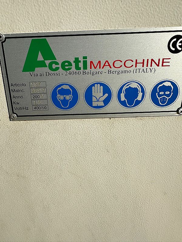 Mola Aceti a doppio disco con aspiratore  in vendita - foto 7