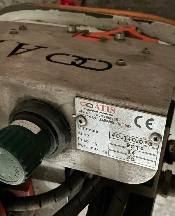 Manipolatore pneumatico Atis portata 25 kg in vendita - foto 7