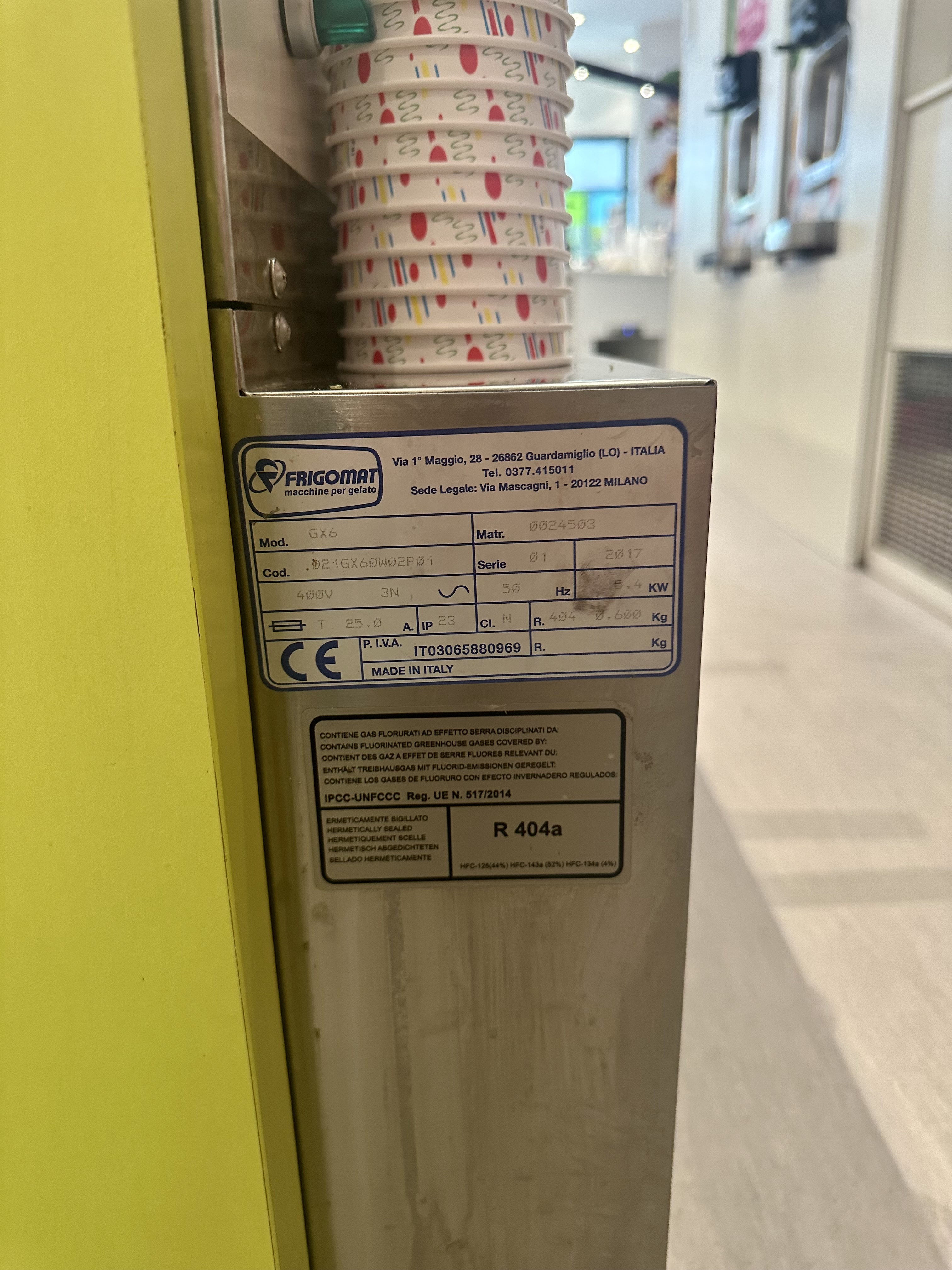 Macchina gelato Frigomat GX6  in vendita - foto 4