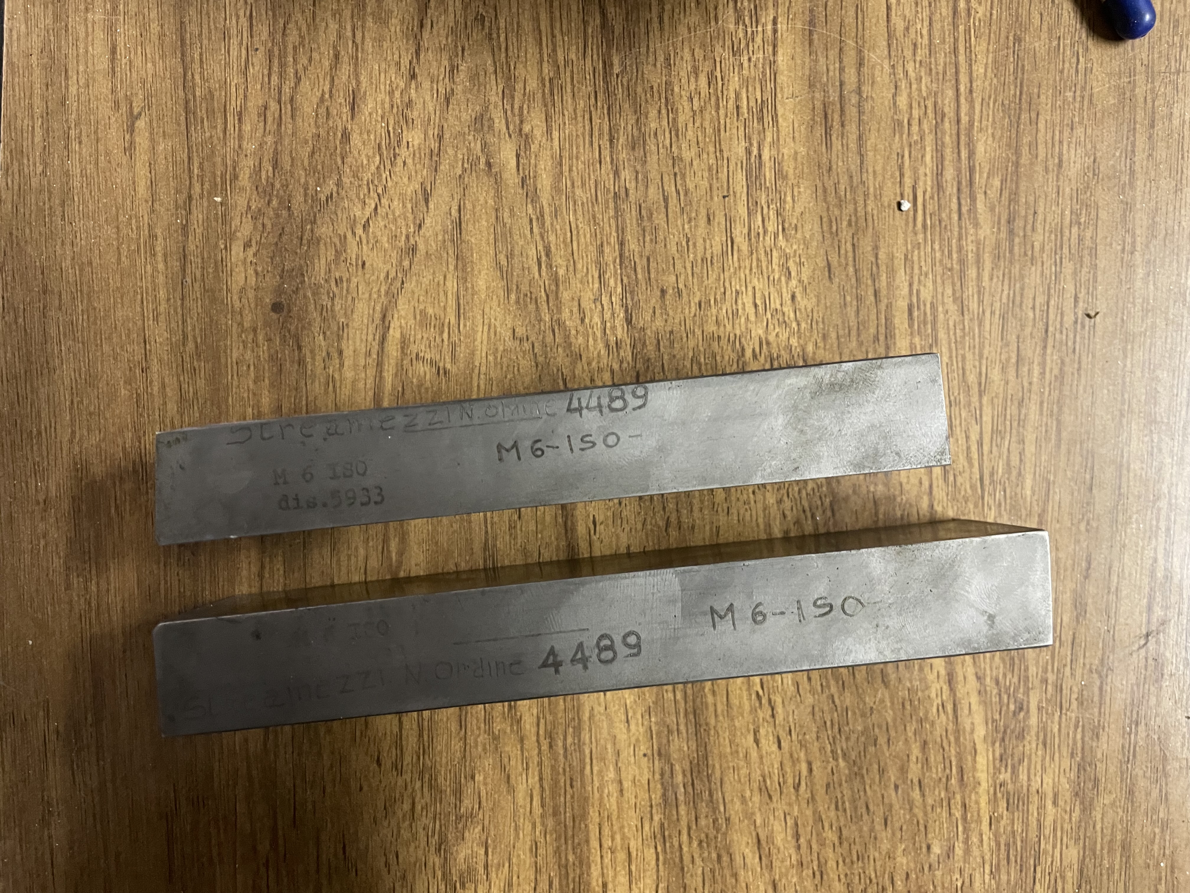 55 COPPIE PETTINI PIANI PER FILETTATURA / rullatura  in vendita - foto 3