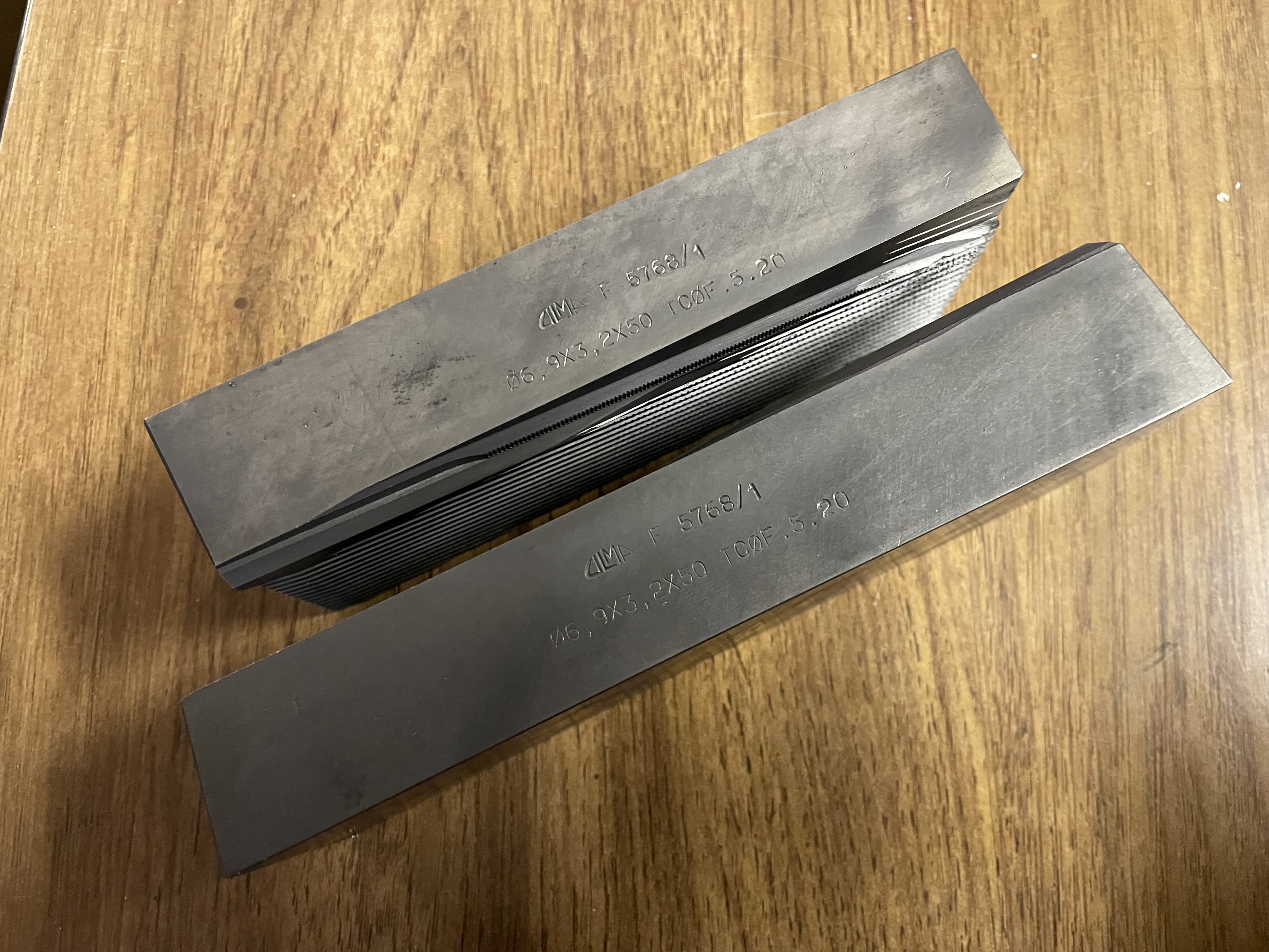 55 COPPIE PETTINI PIANI PER FILETTATURA / rullatura  in vendita - foto 9