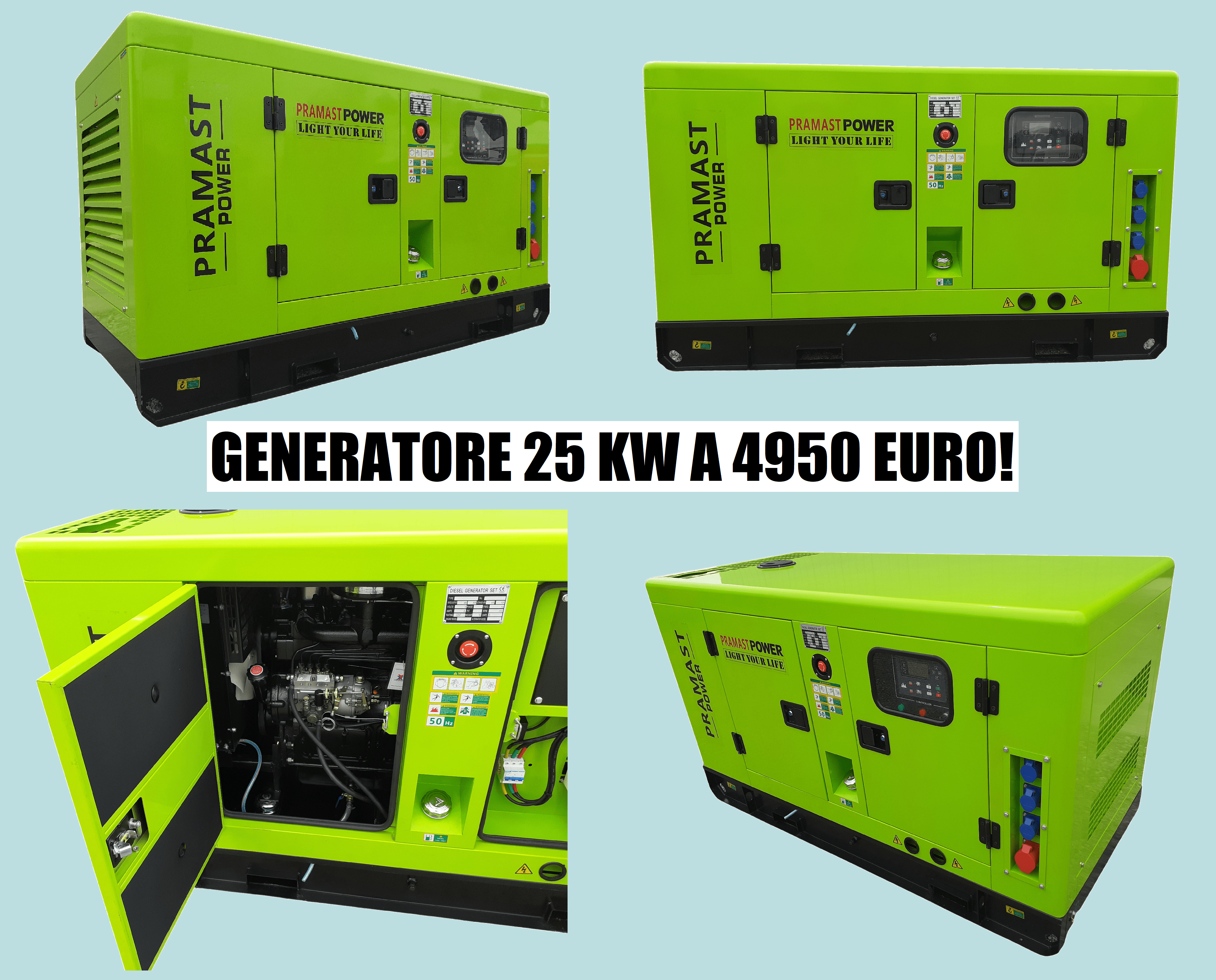 Generatore Pramast 25 KW in vendita - foto 1