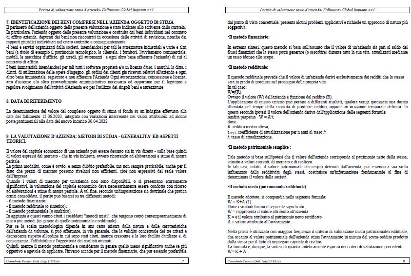 Cessione ramo d'azienda fall. 18/2020 Trib. Arezzo in vendita - foto 13