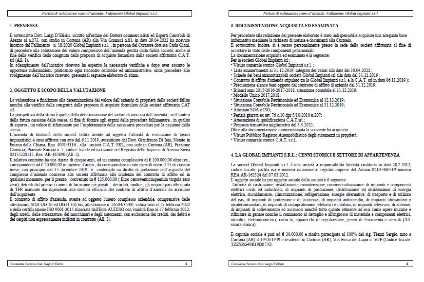 Cessione ramo d'azienda fall. 18/2020 Trib. Arezzo in vendita - foto 11