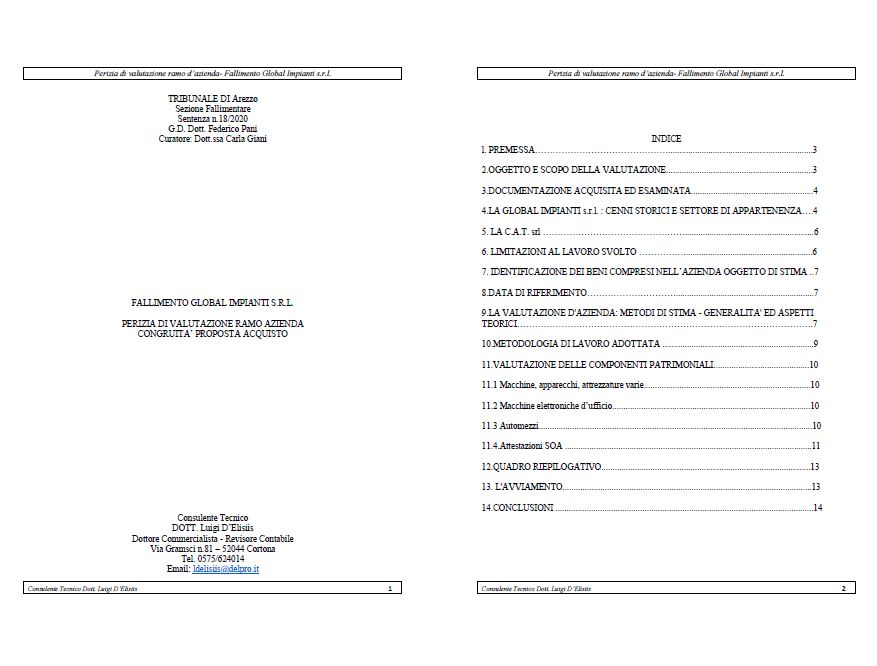 Cessione ramo d'azienda fall. 18/2020 Trib. Arezzo in vendita - foto 10