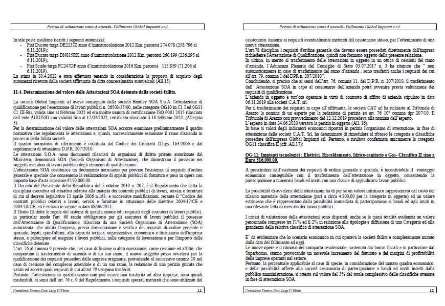 Cessione ramo d'azienda fall. 18/2020 Trib. Arezzo in vendita - foto 15