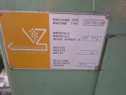 Pressa a iniezione TEKNIKA 100/160SR in vendita - foto 2