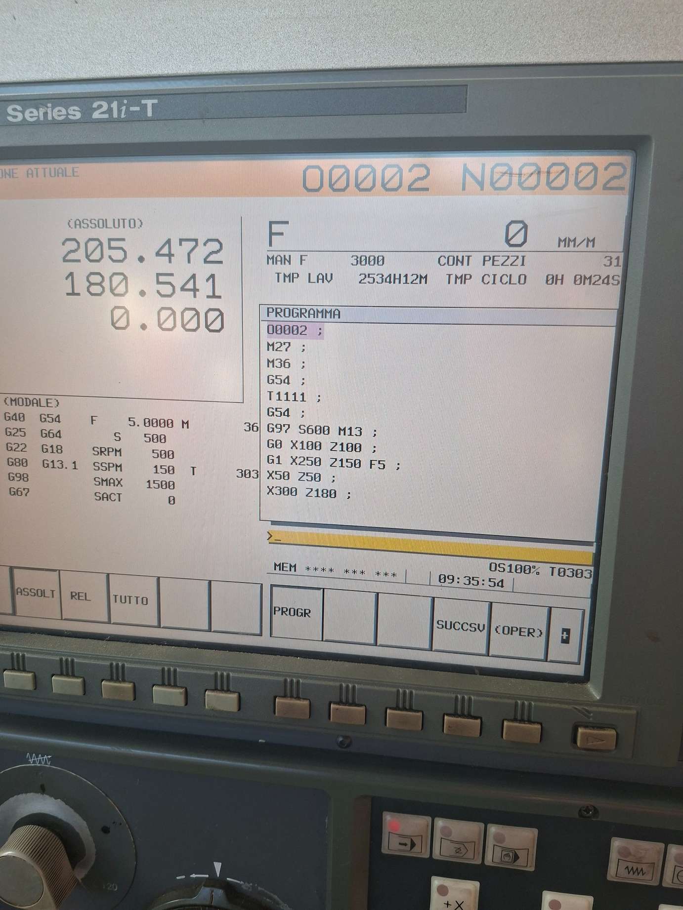 TORNIO CNC GRAZIANO GT 500 in vendita - foto 2