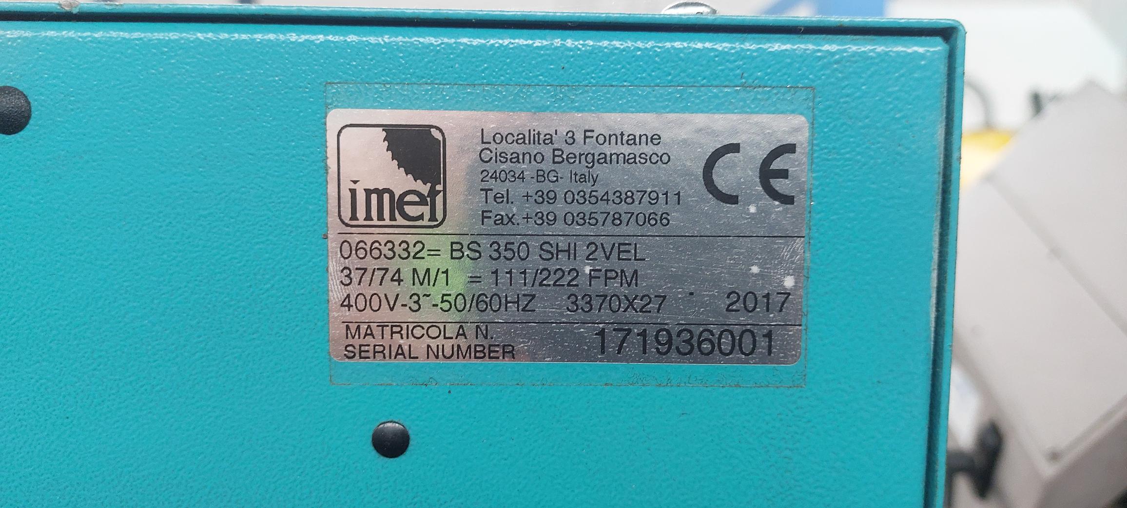 SEGHETTO IMET BS 350 SHI 2VEL SEMIAUTOMATICO  in vendita - foto 2