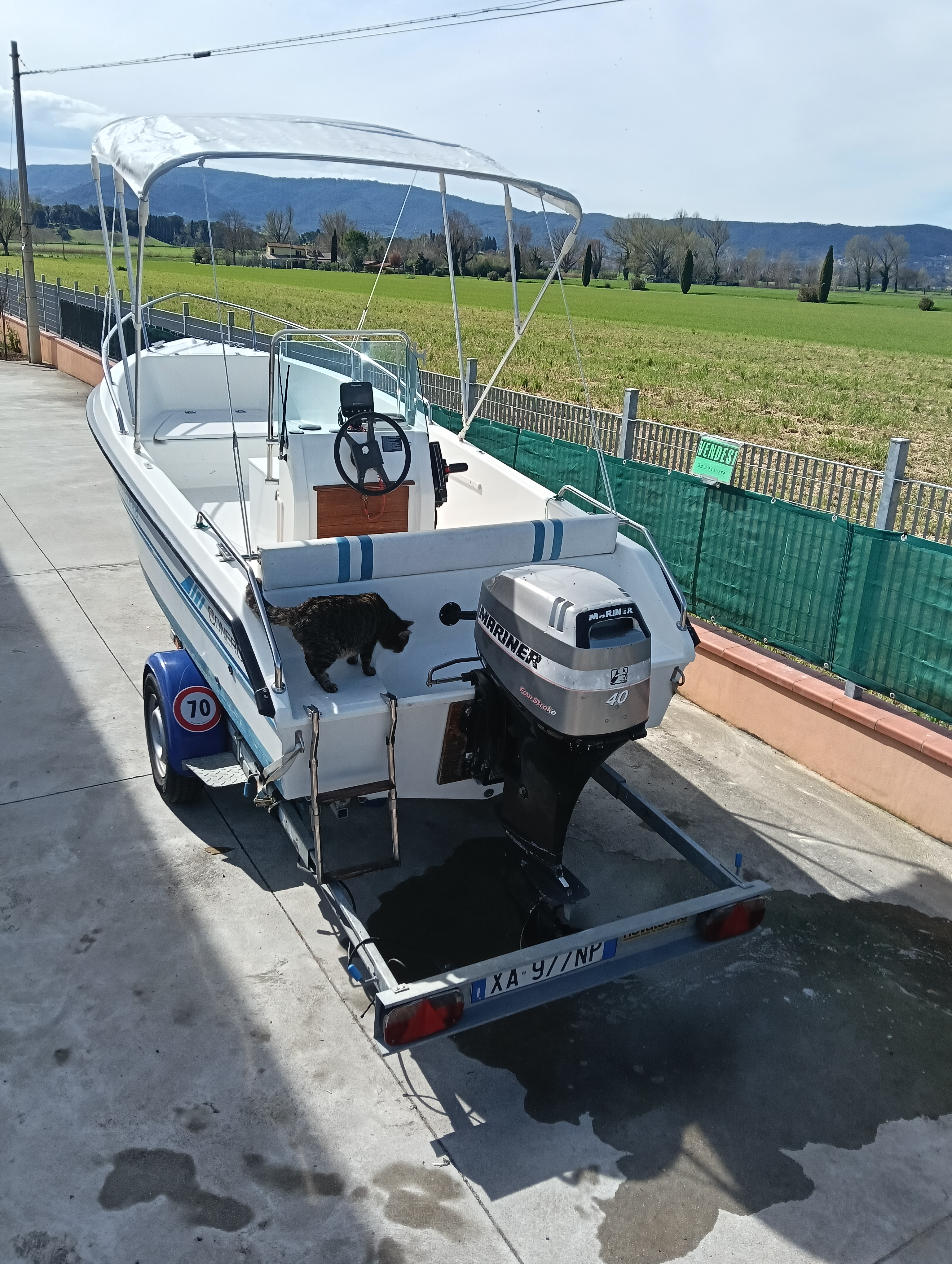Barca Motore Carrello in vendita - foto 1
