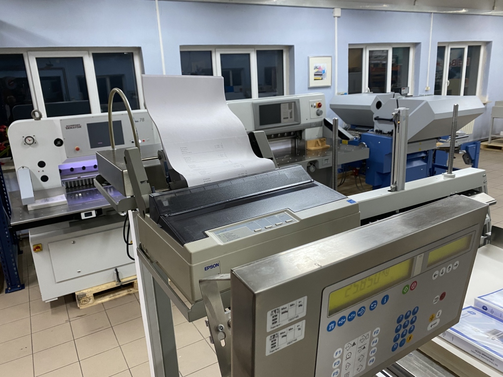 Paper jogger with weighing system Baumann BSB 3L pro in vendita - foto 3