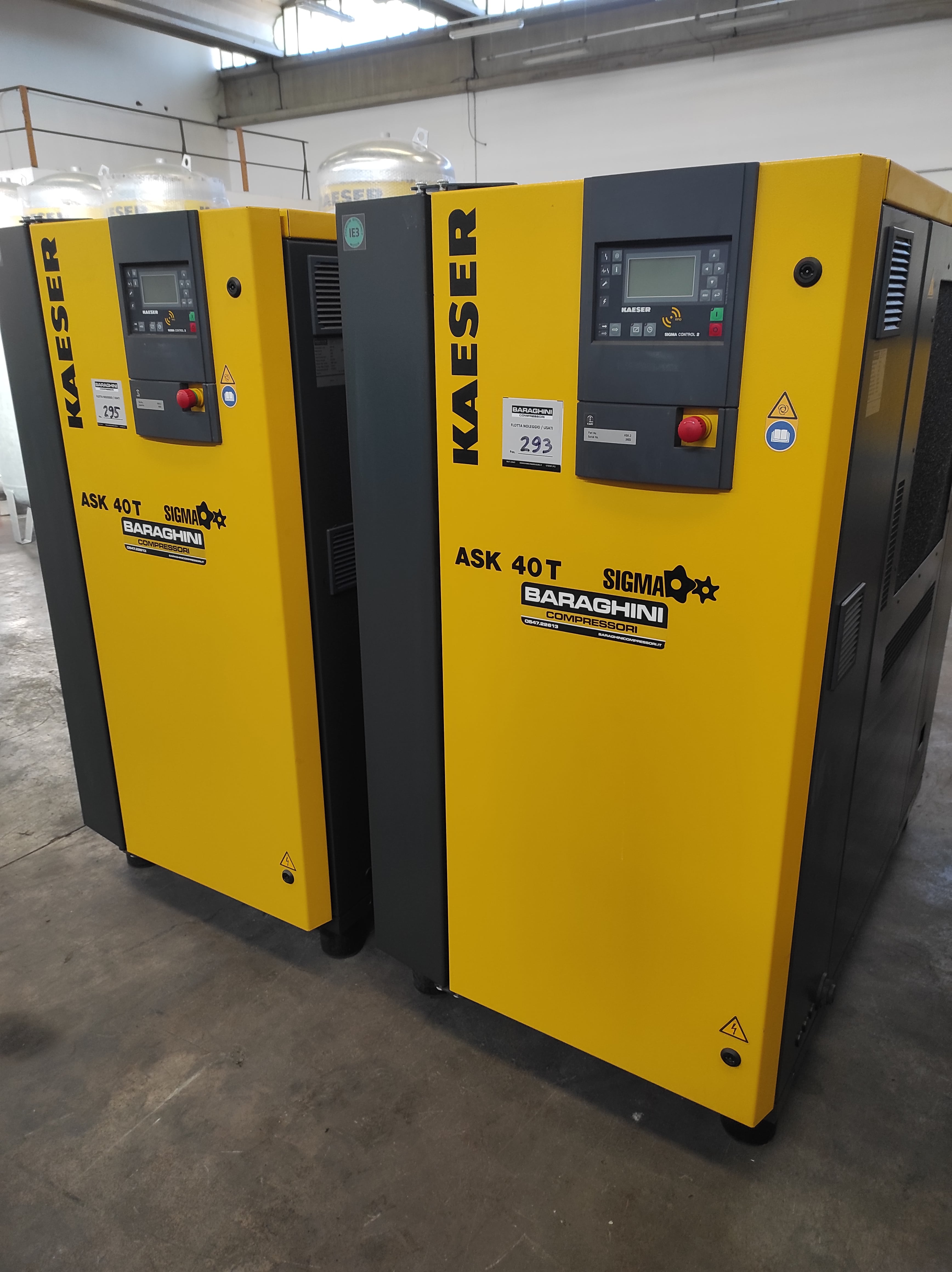 COMPRESSORE A VITE KAESER ASK40 T SC2 - 22KW in vendita - foto 4