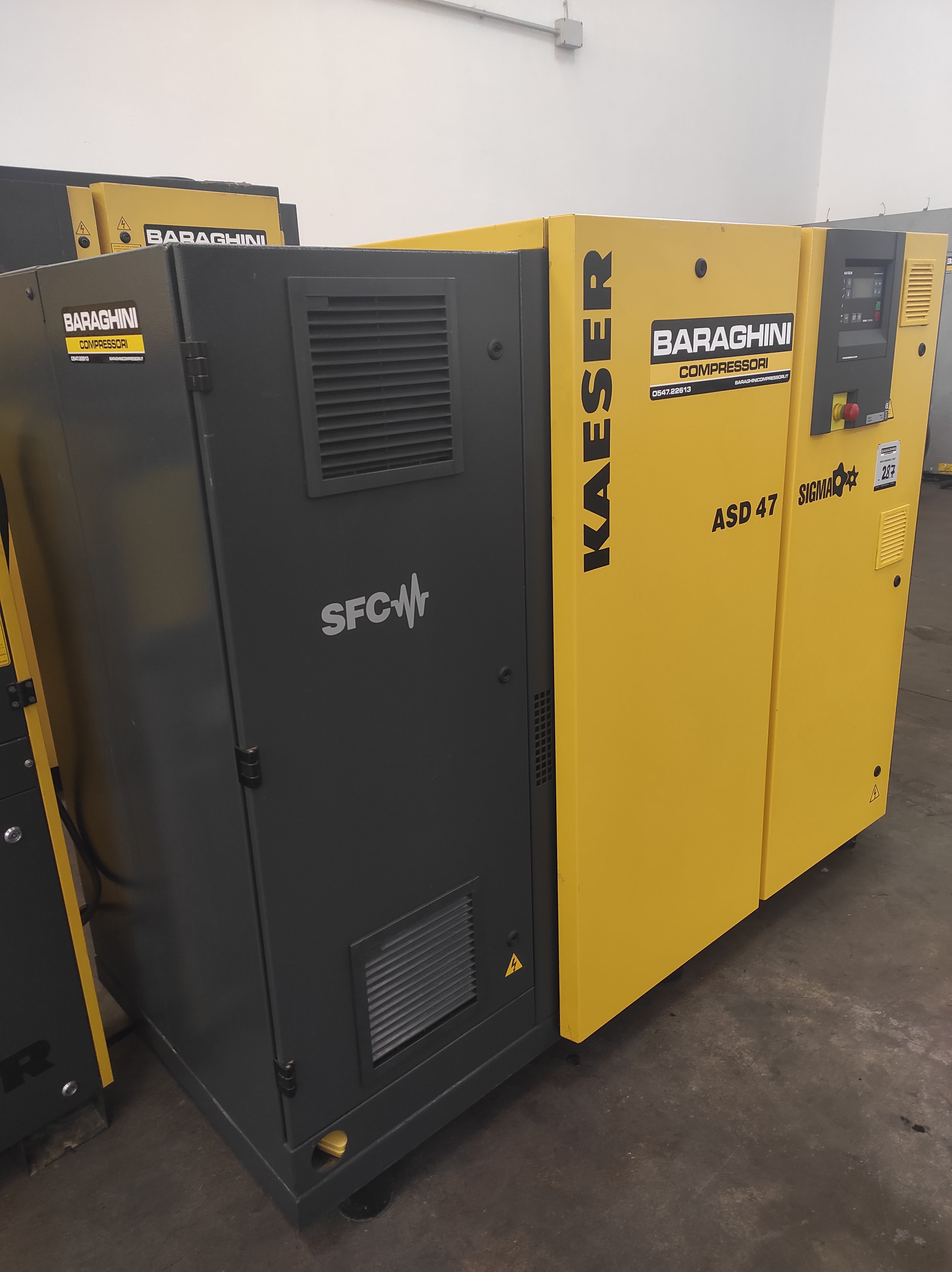 Compressore a vite Kaeser ASD47 SFC - 25KW a Inverter in vendita - foto 2