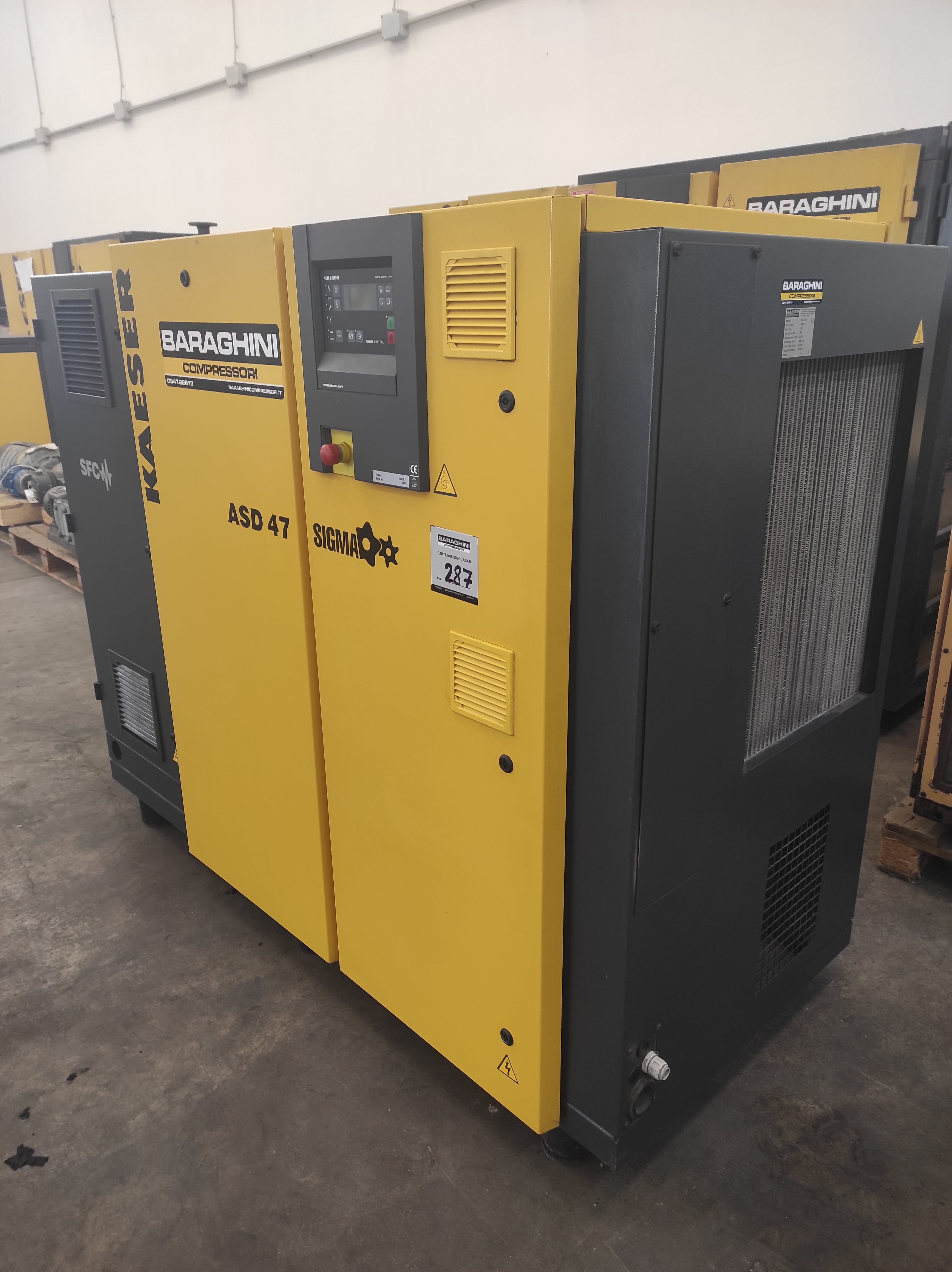 Compressore a vite Kaeser ASD47 SFC - 25KW a Inverter in vendita - foto 4