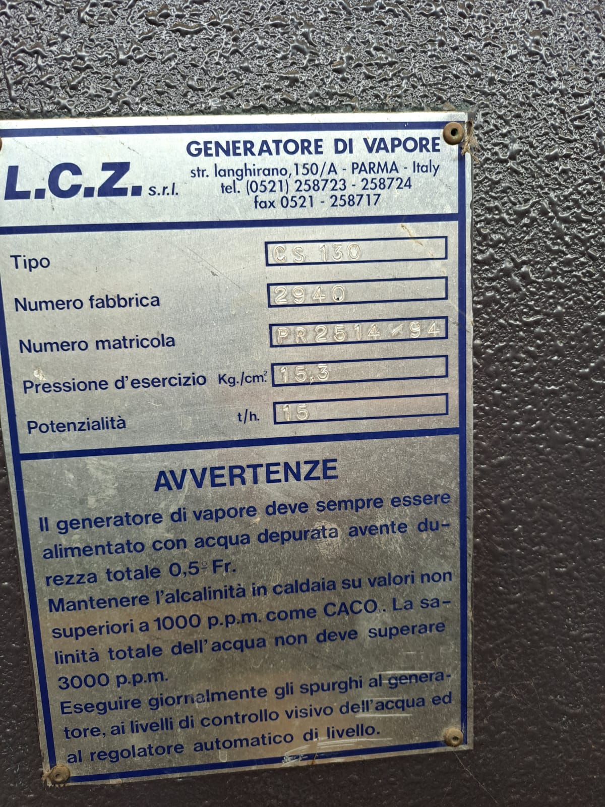 Caldaia a vapore in vendita - foto 4