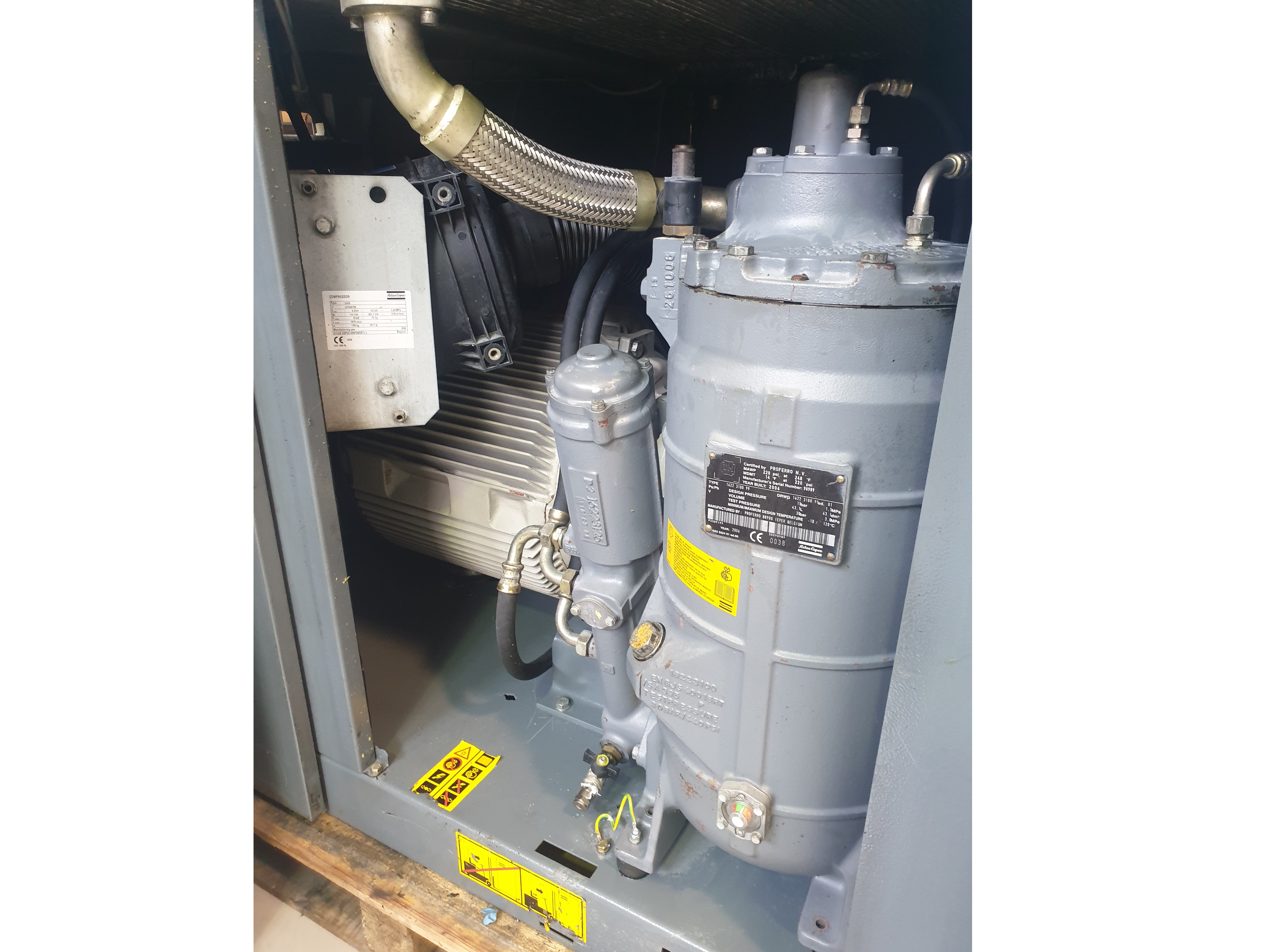 ATLAS COPCO GA 55FF – 55 kW / 75 HP – 10 bar–8660 l/min in vendita - foto 2