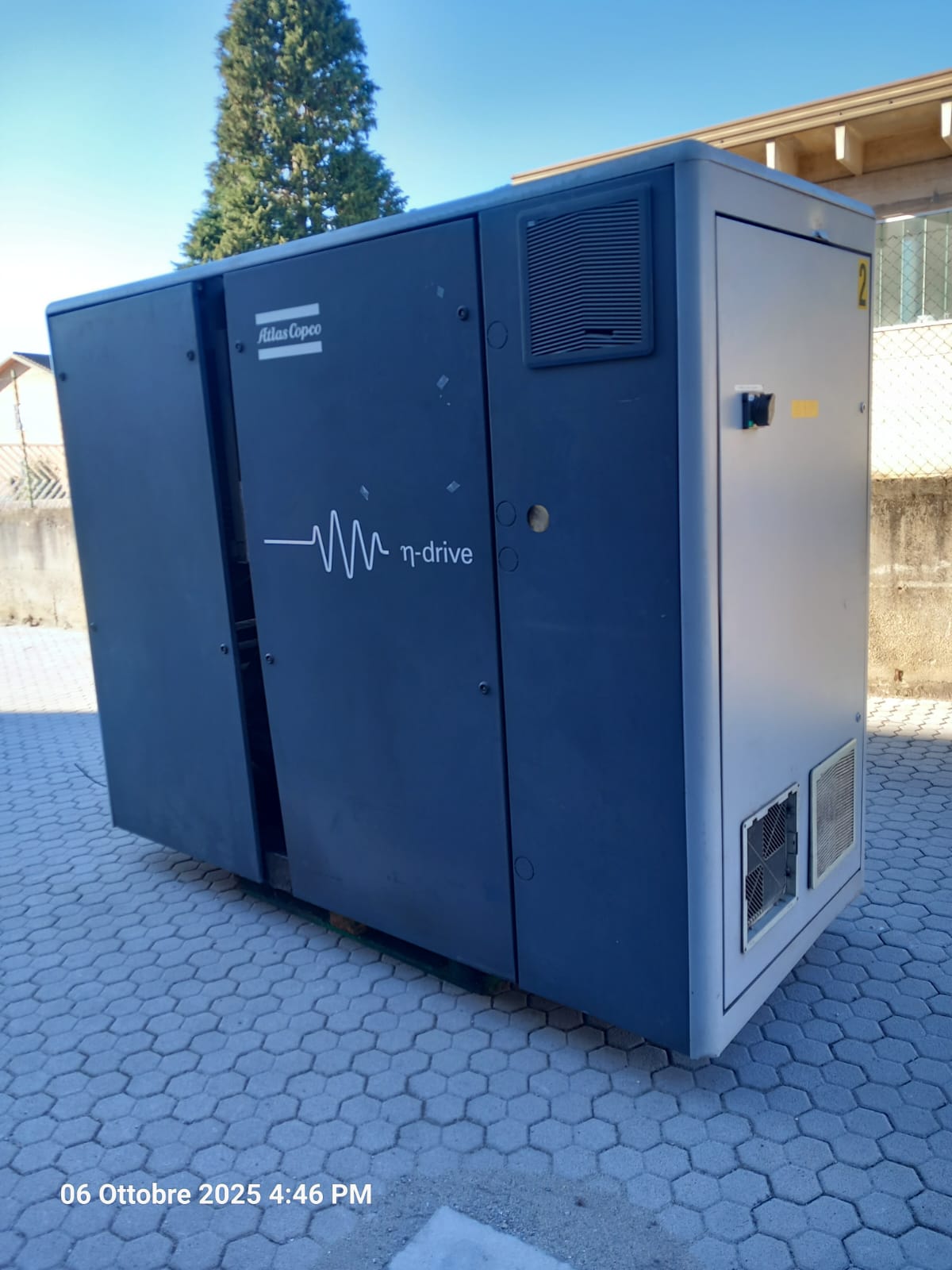 ATLAS CO. GA75VSD–75 kW/100 HP–Fino a 13 bar–12.720 l/m in vendita - foto 3