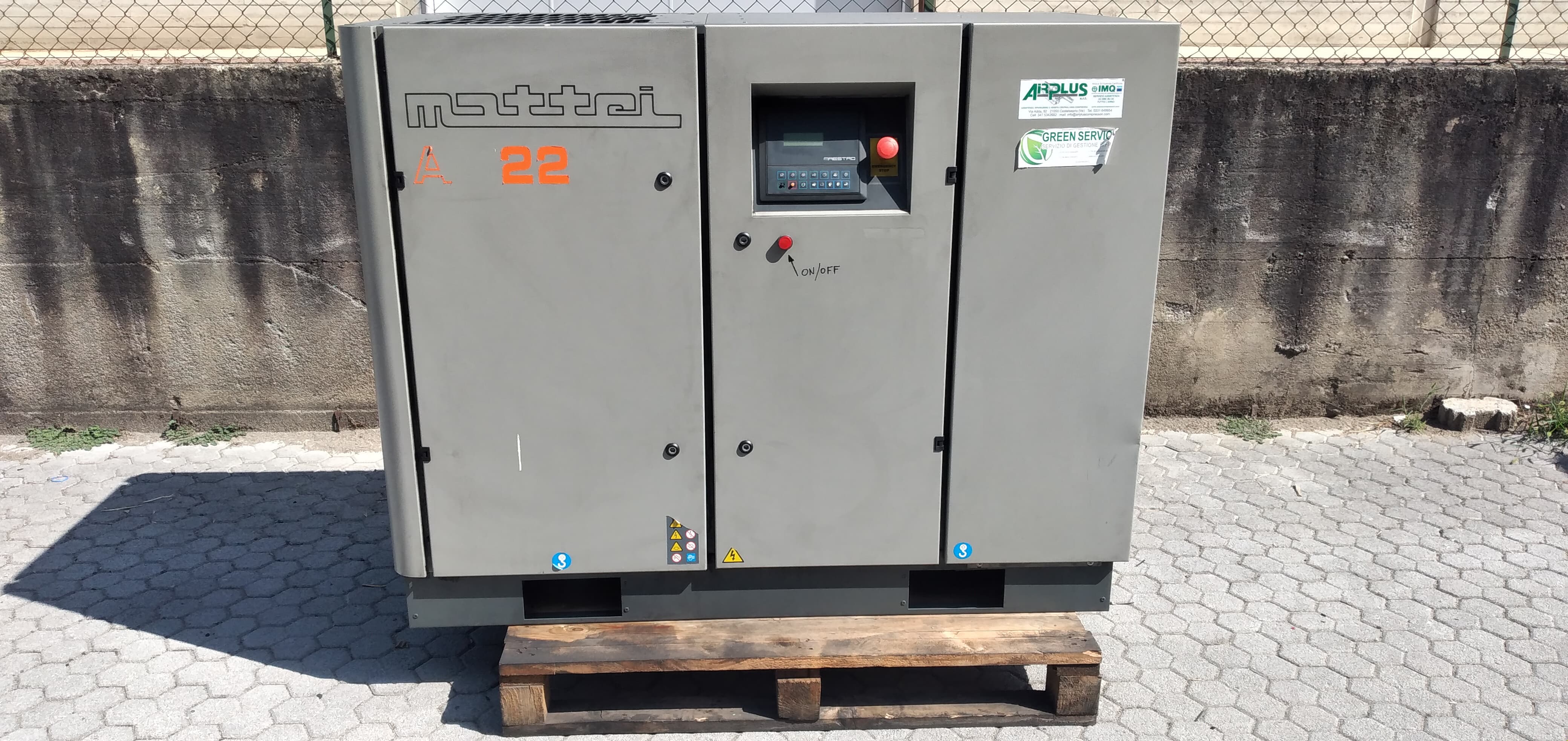 MATTEI AC22L – 22 kW / 30 HP – 8 bar – 3.750 l/min in vendita - foto 1