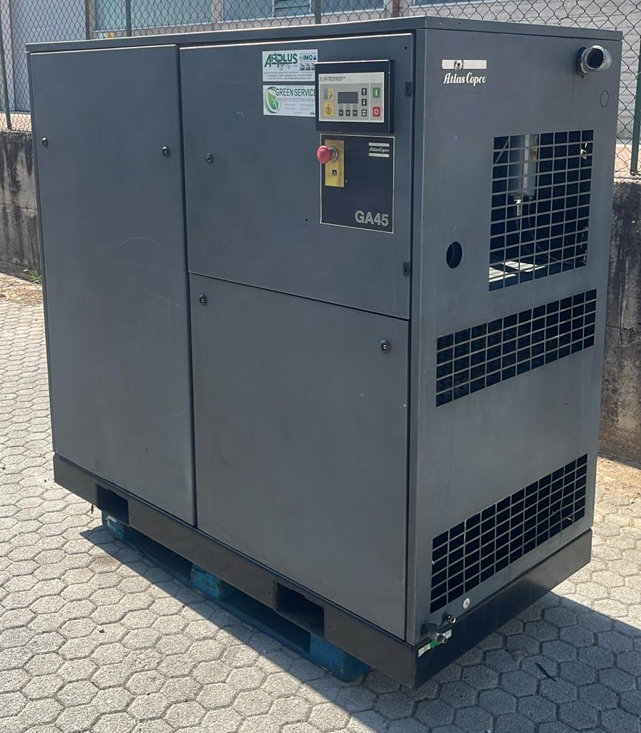 ATLAS COPCO GA 45 – 45 kW-60 HP – 10 bar – 6.240 l/min in vendita - foto 4