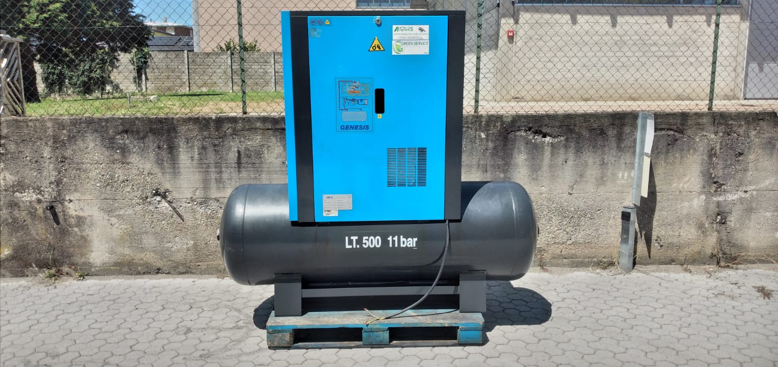 ABAC GENESIS GE15 – 11 kW / 15 HP – 10 bar – 1500 l/min in vendita - foto 1