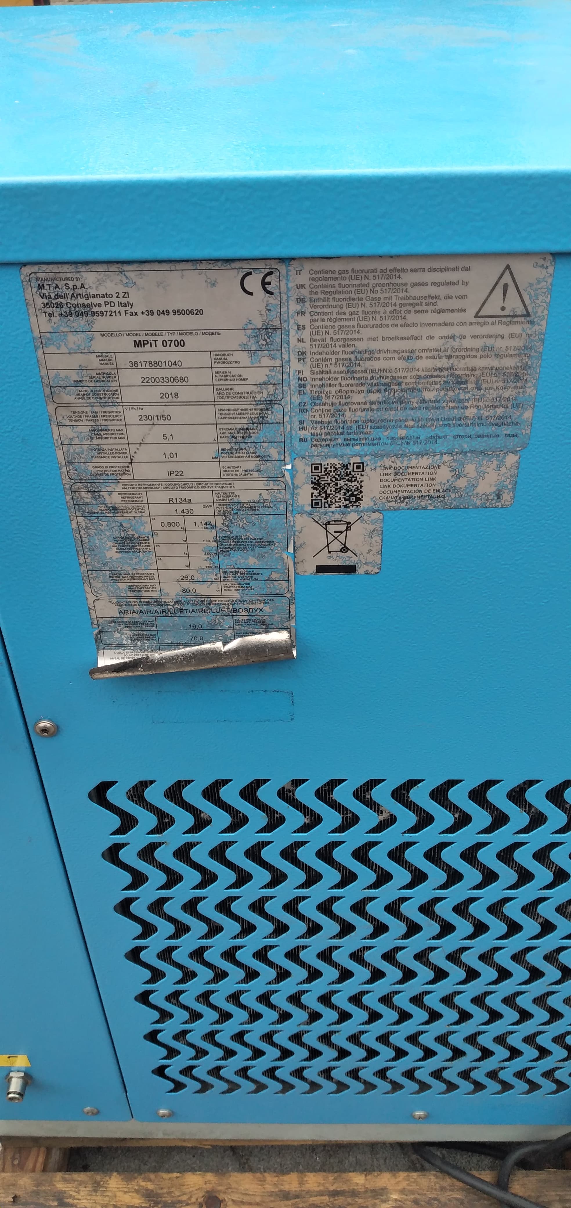 ESSICCATORE MTA MPIT0700 in vendita - foto 2