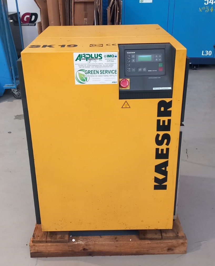 KAESER SK19 – 11 kW / 15 HP – 10 bar – 1800 l/min in vendita - foto 1
