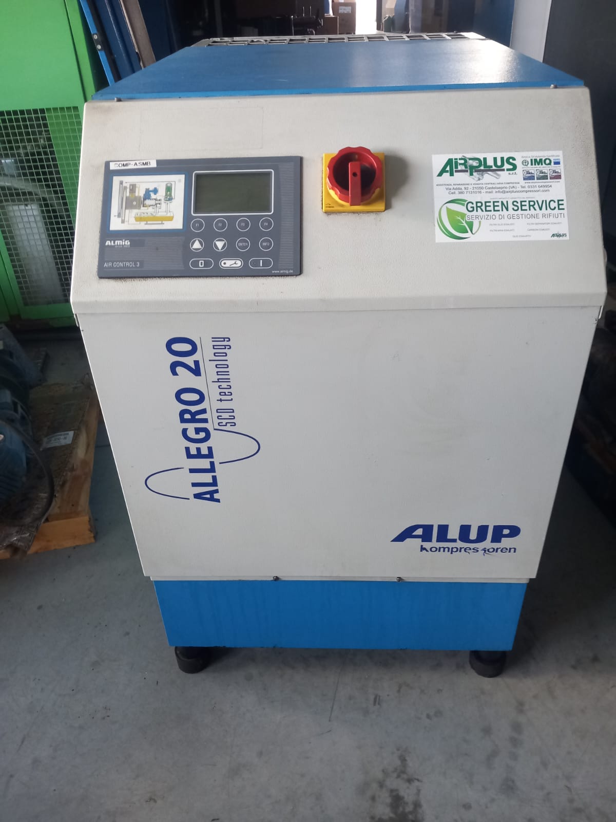ALUP ALLEGRO 20 – 20 kW/28 HP–Fino a 13 bar–3.550 l/min in vendita - foto 1