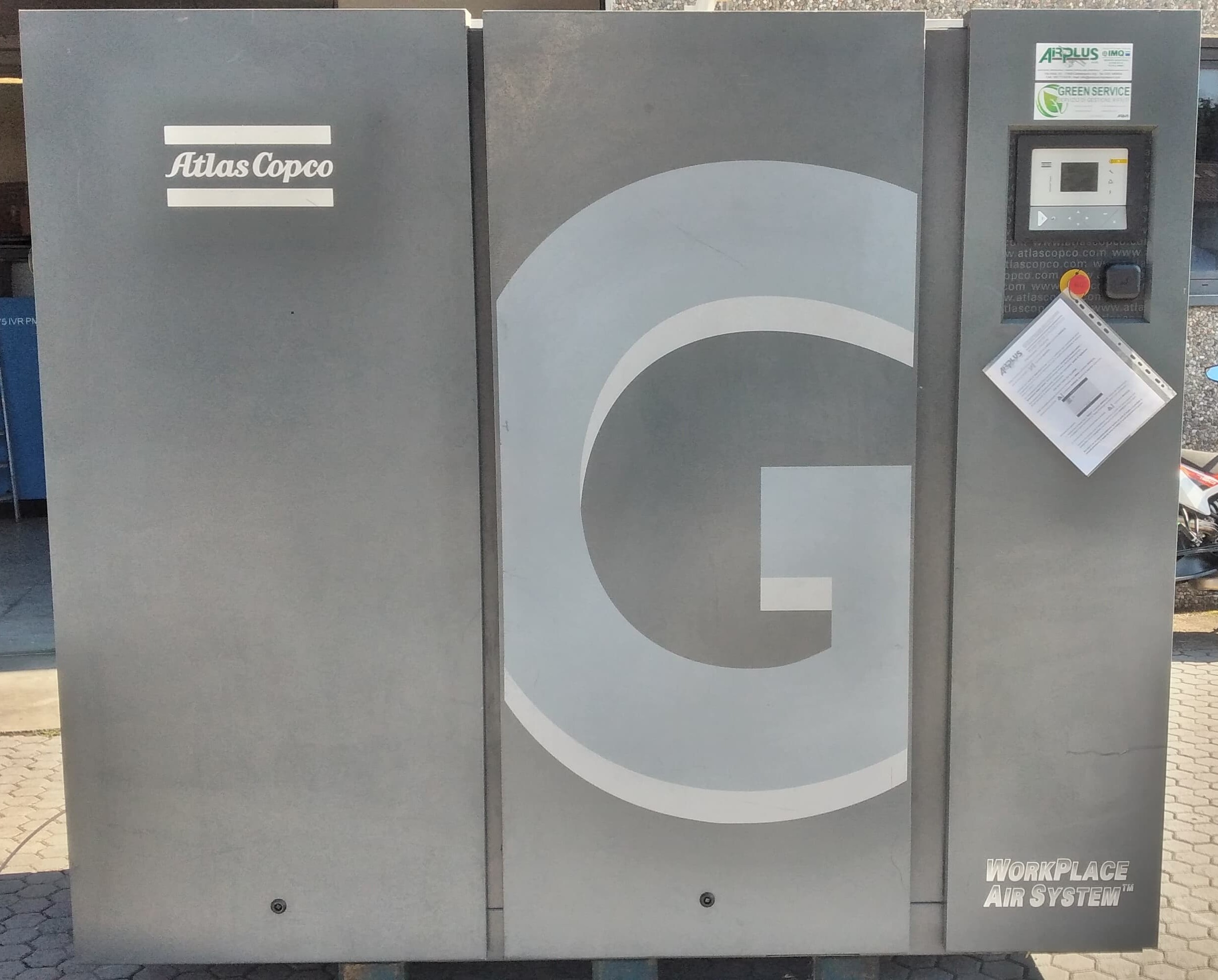 ATLAS COPCO GA 75 FF – 75 kW-100 HP–10 bar–12.280 l/min in vendita - foto 1