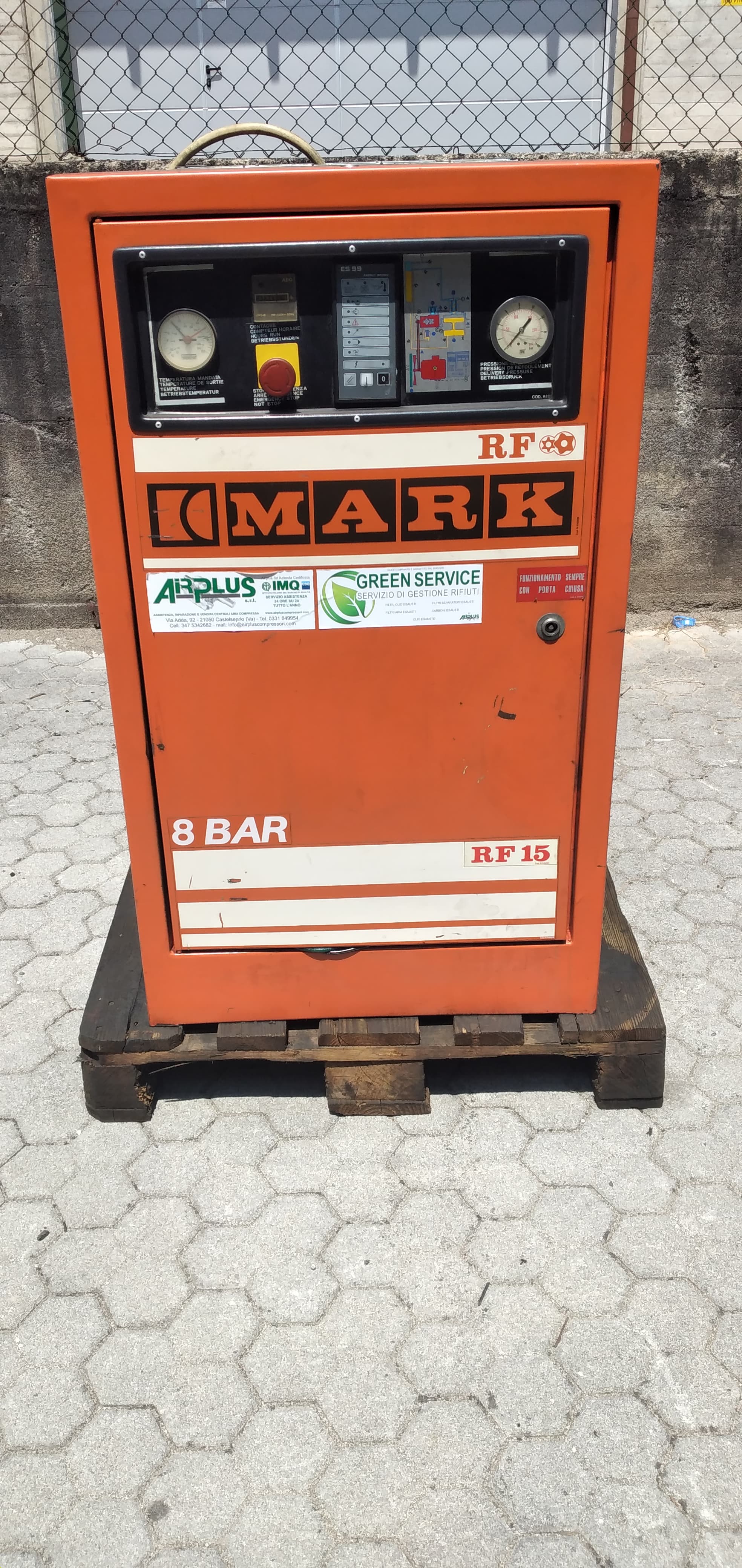 MARK RF 15 – 11 kW / 15 HP – 8 bar – 1650 l/min in vendita - foto 1