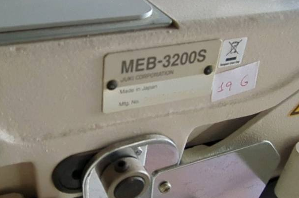 Macchina da cucire MEB-3200S EYELET BUTTONHOLING JUKI  in vendita - foto 2