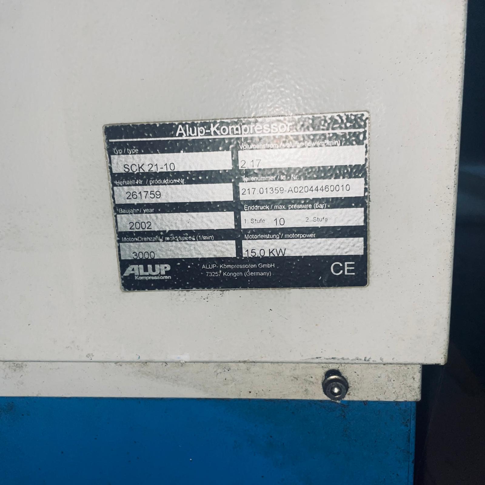 Compressore a vite serie SCK ALUP Kompressoren GmbH in vendita - foto 2