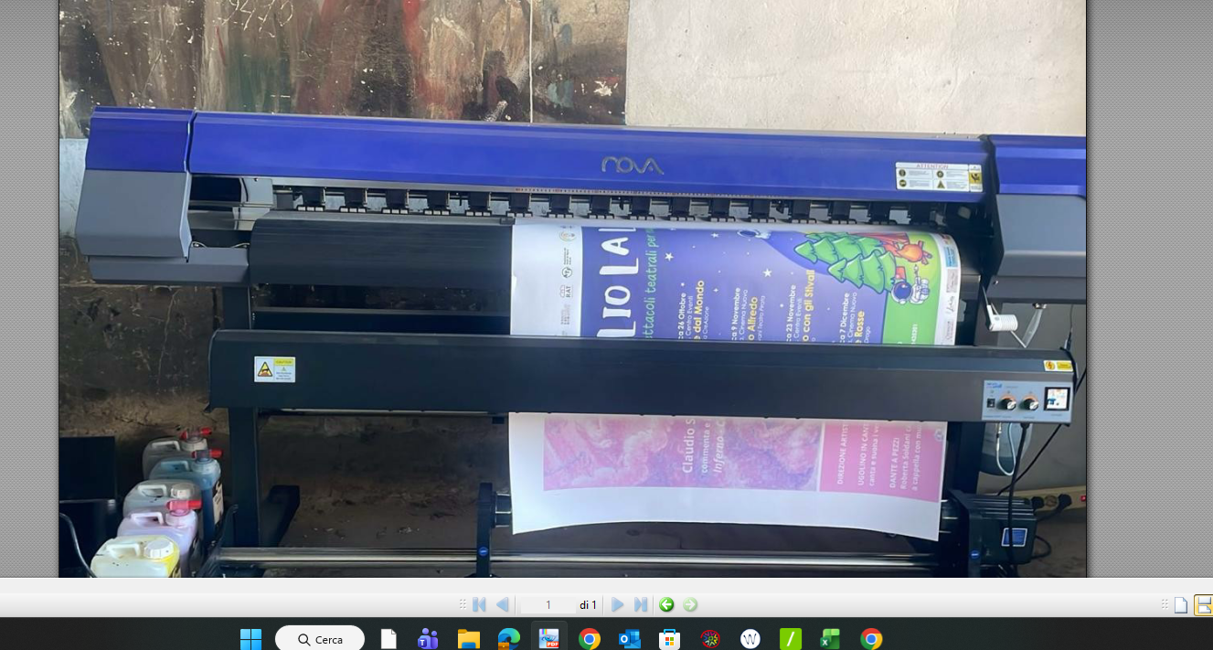 PLOTTER NOVA NV1601 – ACQUISTATO 2024 –  in vendita - foto 1