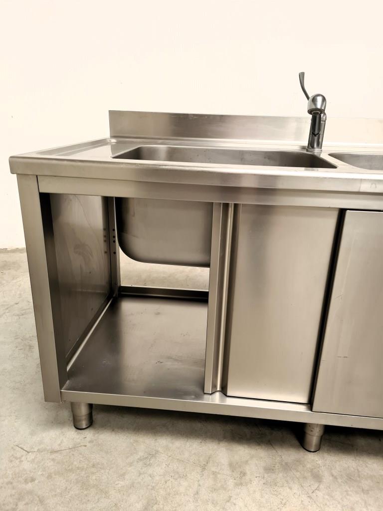 LAVELLO DA LABORATORIO IN ACCIAIO INOX(LAB-LAV-4) in vendita - foto 4