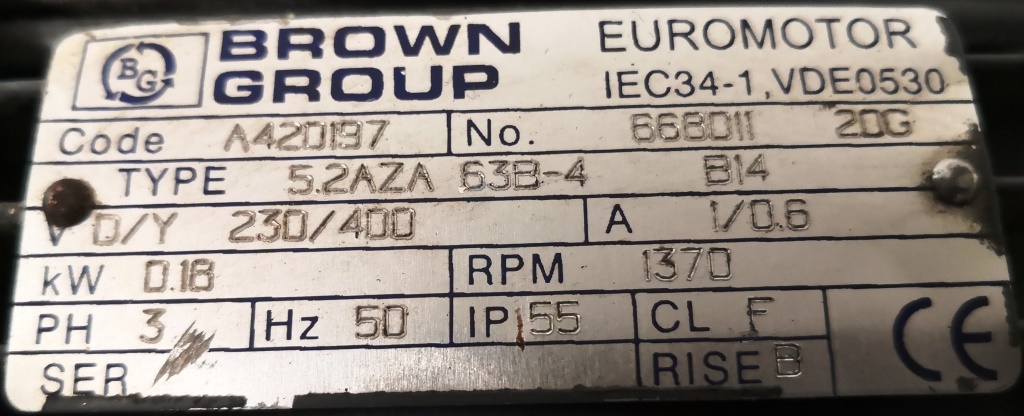MOTORIDUTTORE – BROWN GROUP (COD. RIC-MOT-40) in vendita - foto 5