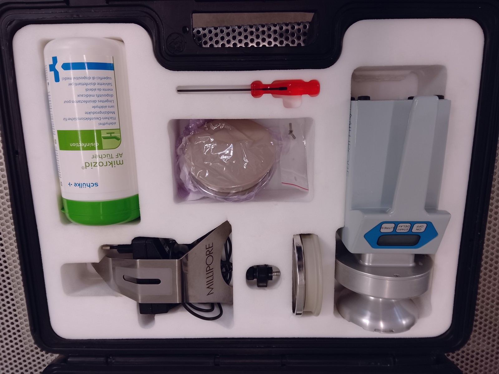 TESTER ARIA AMBIENTALE - MILLIPORE (LAB-APP-33) in vendita - foto 5