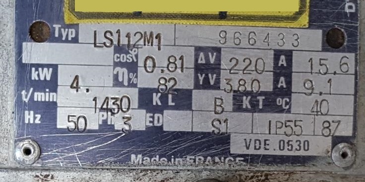 POMPA DA VUOTO – AZO – MOD. 160-138 (COD. MF-PR-POM-43) in vendita - foto 9