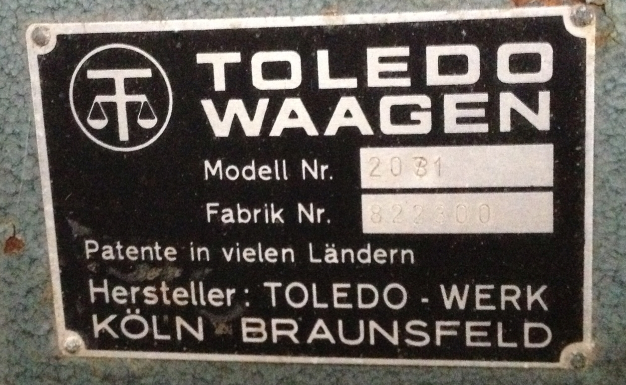 BILANCIA DA PAVIMENTO – TOLEDO MOD. 2031 (BIL-53) in vendita - foto 3