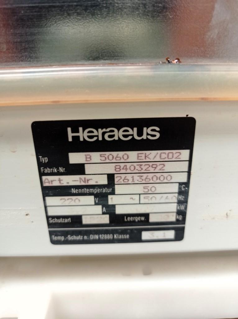 INCUBATRICE DA LABORATORIO - HERAEUS - B 5060 (FOR-24) in vendita - foto 6