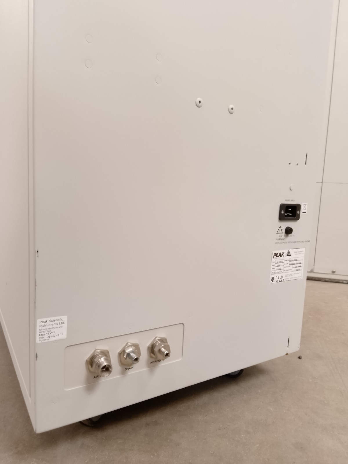 GENERATORE DI AZOTO - PEAK SCIENTIFIC (IND-PR-GEN-16) in vendita - foto 3