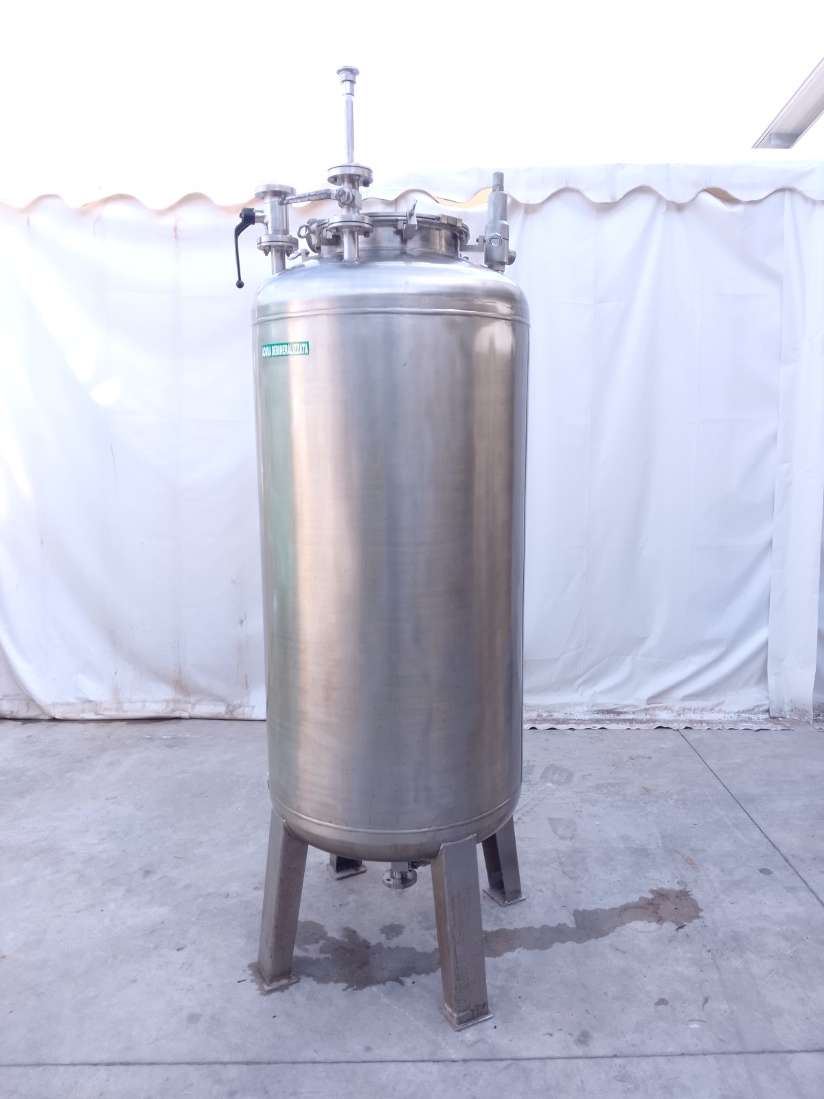 SERBATOIO IN ACCIAIO INOX 500 LT (COD. MF-PR-SER-256) in vendita - foto 1