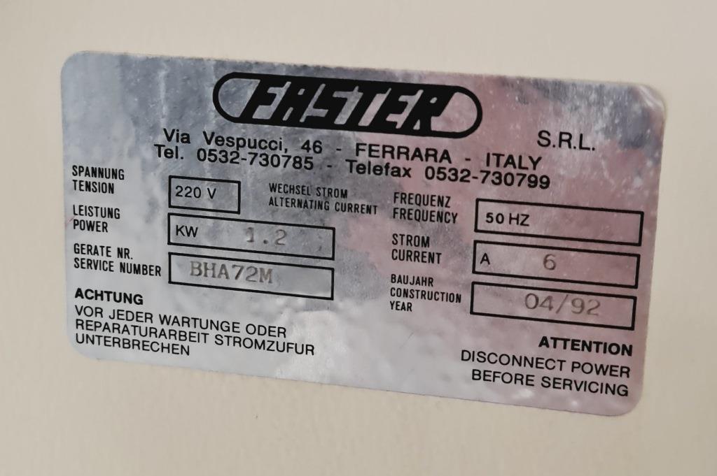 CAPPA FLUSSO LAMINARE VERTICALE FASTER BHA72M (CAP-15) in vendita - foto 8