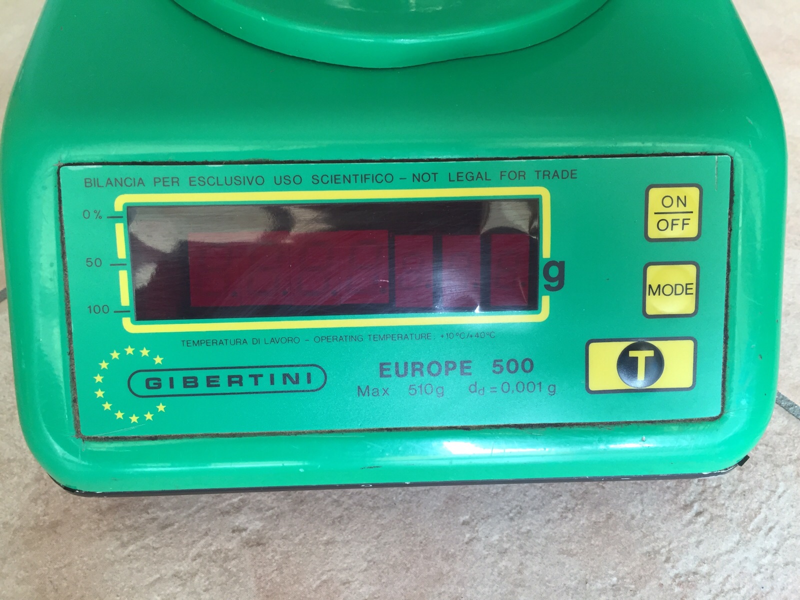 BILANCIA ELETTRICA BANCO GIBERTINI EUROPE 500 (BIL-37) in vendita - foto 4